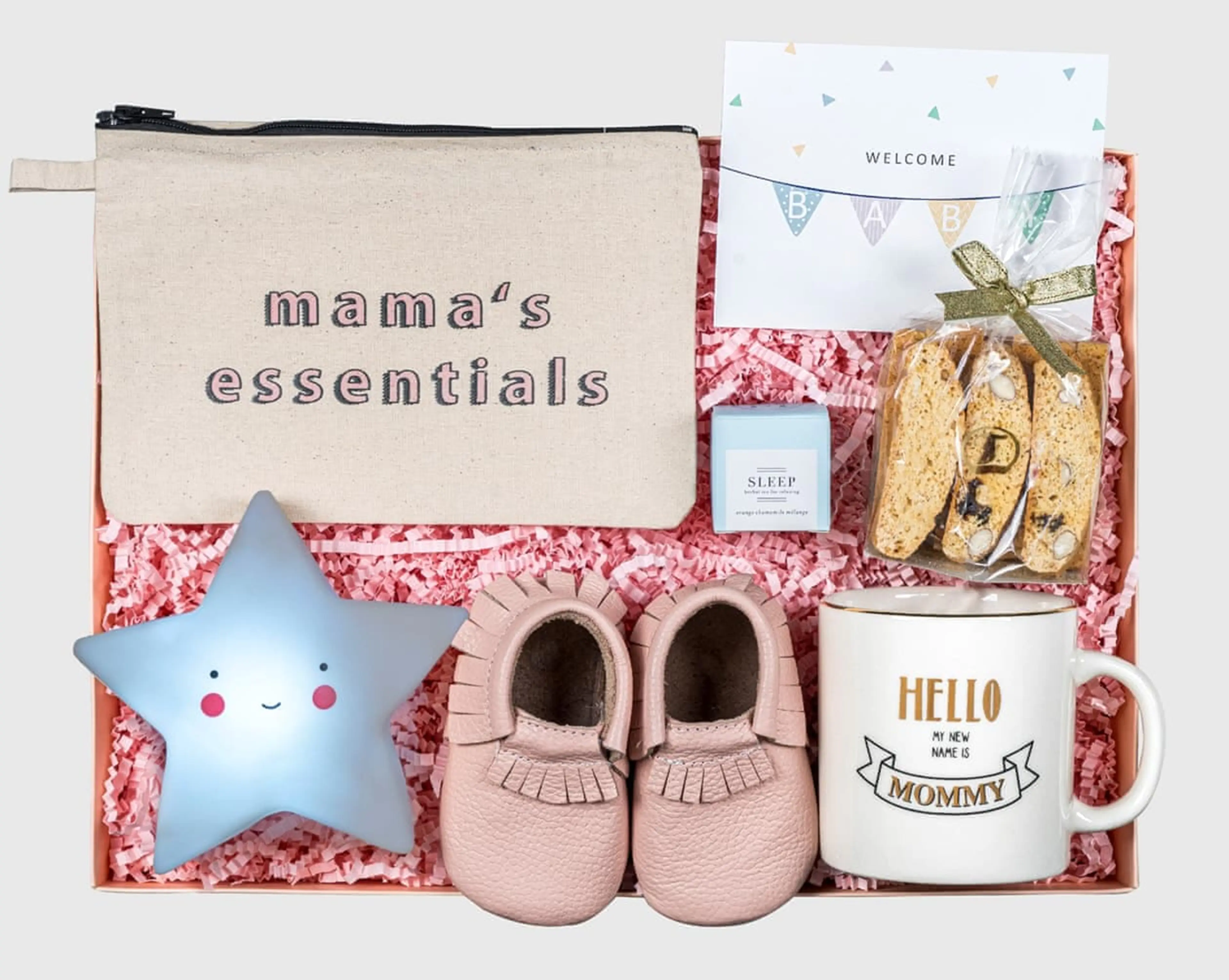 Anneye Yıldızlı Kız Bebek Hediye Kutusu