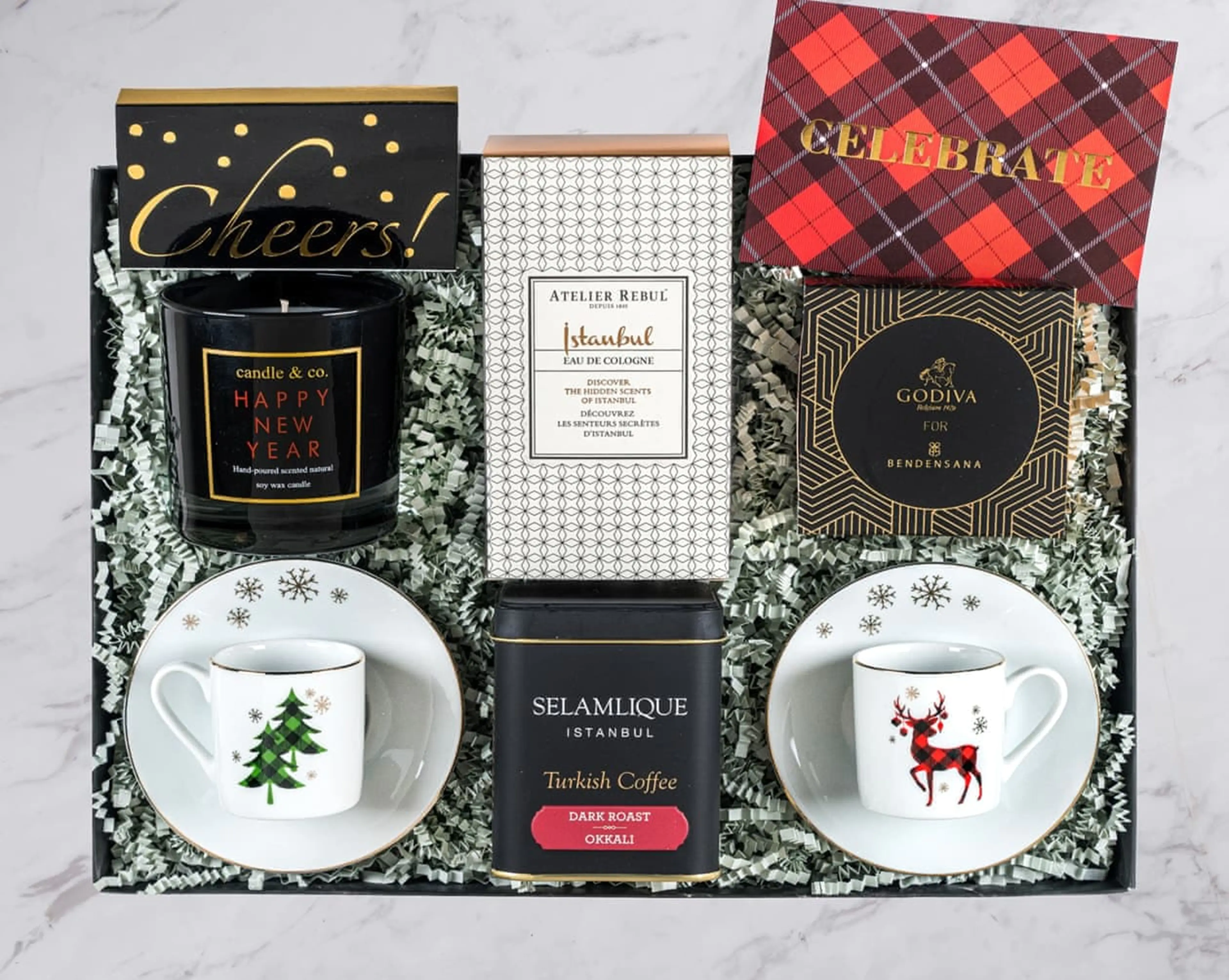 Kahve Çikolata Kolonya Hediye Kutusu